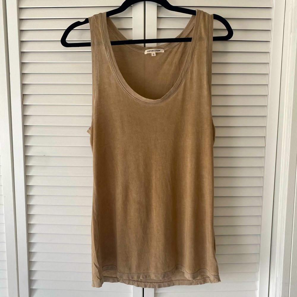 Cotton Citizen Tan Tank Small